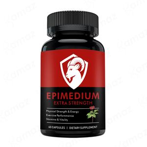 Amaz Private Label Natuurlijk Kruidenextract <span class=keywords><strong>Epimedium</strong></span> <span class=keywords><strong>Sagittatum</strong></span> Mannelijke Energie Capsules voor Volwassen Mannen, 60 stuks - Product Image 3