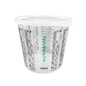 Wholesale Price Transparent Plastic Paint Mixing Cups With Measurements