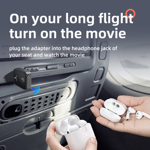 2025 kép 3.5mm AUX BT 5.3 Máy phát âm thanh hỗ trợ 2 tai nghe/loa Máy bay TV, máy tính, âm thanh nhà, phòng tập thể dục không dây adapter - Product Image 4