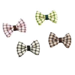 Handmade <strong>Adorable</strong> Sweet Style <strong>Hair</strong> Pins Plaid Bow Cute Decorations for Children's <strong>Hair</strong> Made Premium Grosgrain Polyester Ribbon - Product Image 1
