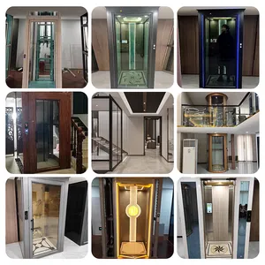 Elevadores residenciais comerciais personalizados, elevador de casa para villa de 3 andares e 4 andares, elevadores para ambientes internos e externos