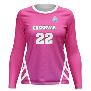 ชุดวอลเลย์บอลคอกลมแขนยาวสำหรับผู้หญิงชุดเล่นวอลเลย์บอลฝึกซ้อมแข่งขัน - Product Image 1