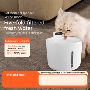 Fontanella per Gatti da Interno 2.5L, Silenziosa 25dB, Distributore d'Acqua Intelligente per Animali Domestici con Elemento Filtrante - Product Image 6