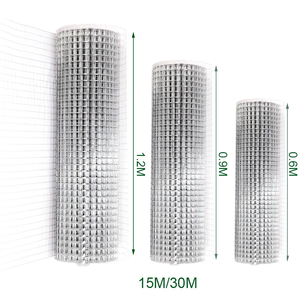 Panneau de grillage soudé en acier galvanisé 1x1, vert, calibre 23, résistant à la corrosion, à mailles carrées, revêtement PVC, clôture de jardin sur mesure - Product Image 3