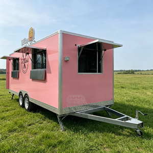 Outdoor Burger Trailer Fast Dessert Food Truck VIN Certified Smoothie Coffee <b>Cart</b> - Product Image 2