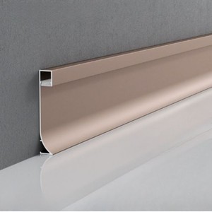 Plinthe en aluminium avec éclairage LED intégré pour cloisons sèches et plaques de plâtre - Product Image 4