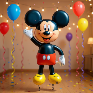 Ballon gonflable Mickey Mouse en feuille métallique 96x132cm pour décoration de fête - Product Image 4