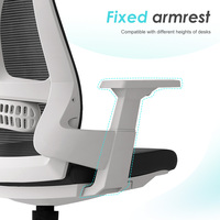 Vente en gros de chaises modernes pour ordinateur avec dossier en tissu maillé et hauteur chaise de bureau du personnel pivotante Oficina