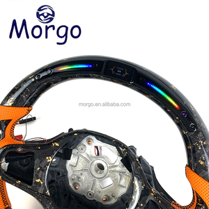 Volant en fibre de carbone forgé sur mesure avec LED pour <span class=keywords><strong>BMW</strong></span> G20 G30 G22 Série 3 4 5 <span class=keywords><strong>320i</strong></span> 325i 330i G42 G29 M340i Style Racing - Product Image 2