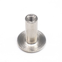 Attaches personnalisées M3, M4, M5 Écrous aveugles fendus/hexagonaux/à six pans creux en acier inoxydable Vis Chicago noires galvanisées en acier