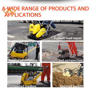 Compactadora Vibratoria Reversible <span class=keywords><strong>Wacker</strong></span>, Máquina Compactadora de Placas Vibratorias a Gasolina/Eléctrica/Diésel, Mini Compactadora Vibratoria <span class=keywords><strong>Manual</strong></span> para Suelo - Product Image 3