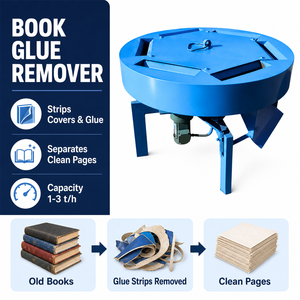 Machine <span class=keywords><strong>de</strong></span> recyclage <span class=keywords><strong>de</strong></span> livres <span class=keywords><strong>d</strong></span>'<span class=keywords><strong>occasion</strong></span>, machine à retirer la colle des dos <span class=keywords><strong>de</strong></span> livres, machine <span class=keywords><strong>de</strong></span> recyclage <span class=keywords><strong>de</strong></span> manuels scolaires, machine <span class=keywords><strong>de</strong></span> fabrication <span class=keywords><strong>de</strong></span> produits en papier - Product Image 2