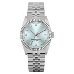 Reloj Analógico Dalia Sh0794Sls Plateado y Azul con Correa de Acero Inoxidable, Modelo Donna, Relojes de Cuarzo - Product Image 3