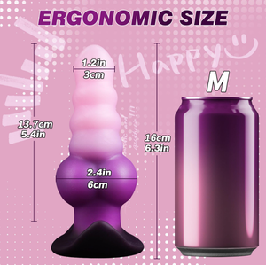 Masajeador de Próstata con Fuerte Succión, Juguetes Sexuales para Adultos, Tapón Anal, Dildo, Herramienta de Masturbación Femenina para Parejas, Silicona - Product Image 5