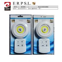 Lámpara LED Moderna de Plástico con Control Remoto, Juego de 3, CA 220V 50Hz, para Uso Doméstico, Modelo 05975