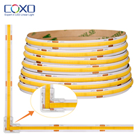 Bande Lumineuse LED COB COXO Fabricant Tuya 12 Volts 5m Flexible 5v pour Rétroéclairage TV Ambiant Blanc 12v Smart 24v