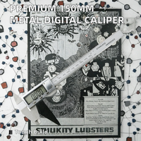 Calibre électronique numérique tout métal de haute qualité 150 mm, affichage numérique, acier inoxydable, bouton de transmission, piles, calibre électronique 6 pouces