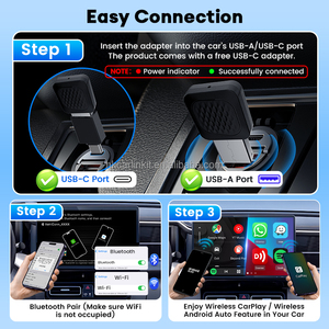 Más aplicaciones en pantalla dividida para el coche: Waze, Música, Carlinkit, Carplay, Ai Box, adaptador inalámbrico USBC, USB Car Play, Android Auto para Spotify - Product Image 6