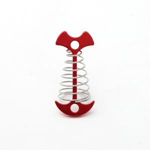 Piquet de tente à ressort Hike Mount, type chevron, avec grande boucle plate, piquet de sol trigonal, équipement de camping extérieur - Product Image 1