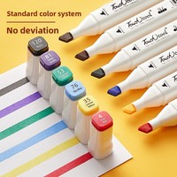 Ensemble de marqueurs à base d'huile couleur chair, stylos à alcool couleur chair, marqueurs artistiques à estomper pour le dessin de portraits, vente en gros