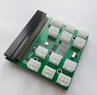 12 Port 6Pin 12V Power Supply Server Adapter Breakout Board Untuk HP 1200W 750W PSU GPU Baru ATX64P6-N02