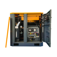 Compresseur d'air à vis rotatif 7,5 kW 10 CV 1200 L, moteur refroidi par air, machine stationnaire
