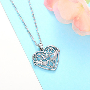 Collar con Colgante de Corazón Doble para Mujer, Cadena Larga Estilo Boho, Joyería de Moda - Product Image 3