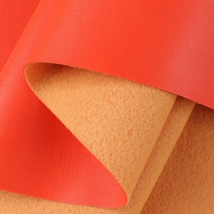 Respetuoso con el medio ambiente F933HB 6P piel de oveja grano fino Semi-PU cuero cepillado inferior cuero Artificial para sofá bolsos zapatos - Product Image 4