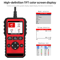 Escáner de Diagnóstico Automotriz YA200, Lector de Códigos OBD2, Compatible con Todos los Vehículos con Protocolo CAN, Reinicio de Luz de Advertencia del Motor, Garantía de 12 Meses, Pantalla HD de 2.4 Pulgadas