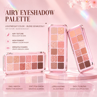 Palette d'ombres à paupières personnalisée, cosmétiques OEM, fabricant sous contrat de marque haut de gamme, palette d'ombres à paupières mates 12 couleurs, marque privée