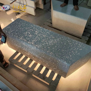 Nuevo Banco de Hormigón Translúcido Magic Stone, 4-5 cm de Grosor, Resistente a la Corrosión, Asiento para Patio Exterior - Product Image 3