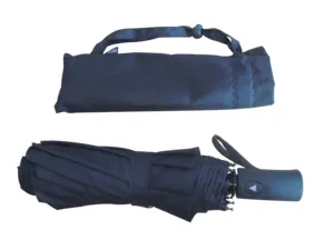 RPET Eco-friendly Windproof Pongee Rain Travel 3 Folding Auto Open Folding Uv Automatic Foldable Umbrella For Rain