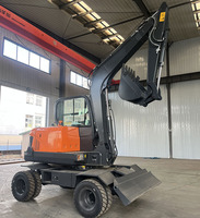 Excavator Roda Kecil 6 Ton Sebagai Excavator Bucket Wheel dengan Harga Murah untuk Dijual