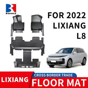 Juego de 4 Alfombrillas para Auto 5D de TPE, Antideslizantes e Impermeables, para Todo Clima, para Lixiang L8 2022 - Product Image 2