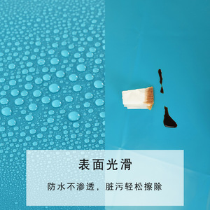 Yusetsu Mi <b>PVC</b> <b>Apron</b> One Size Turquoise Waterproof Oil Proof Sleeveless Adult Use - Product Image 4