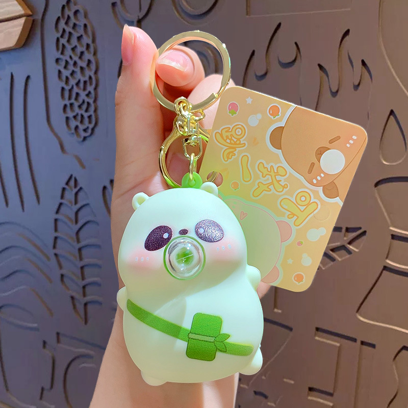 Golpe de burbujas-Panda verde