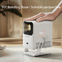 2026 BYINTEK A15 Mini projecteur intelligent Android 13 Natif 720P 4K 180 °   Support rotatif, meilleur projecteur home cinéma pour cadeau et voyage