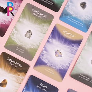 Vente en gros de jeux de cartes <span class=keywords><strong>Oracle</strong></span> personnalisés de haute qualité et écologiques pour les boutiques de métaphysique, achat en gros et revente OEM de marques New Age - Product Image 4