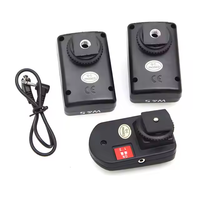Disparador de Flash Inalámbrico Universal Lovefoto PT-04GY de 4 Canales y 433MHz con 2 Receptores, Velocidad Sincrónica Máxima de 1/250s para Cámara
