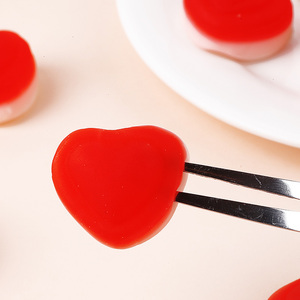 Vente en gros de bonbons gélifiés halal en forme de cœur, personnalisés, en vrac, saveurs de fruits assorties, sucrés et acidulés - Product Image 5