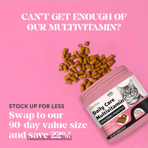 Hanyun Cat Multivitamine Croquante et Crémeuse à Mâcher Friandises pour Chat pour la Santé Immunitaire Soutient les Articulations Vitamines avec Lysine et Probiotiques - Product Image 3