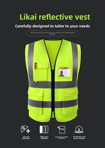 <span class=keywords><strong>Chalecos</strong></span> de Seguridad Reflectantes de Alta Visibilidad para Hombres y Mujeres, para Construcción, Correr, Ciclismo y Actividades al Aire Libre - Product Image 3