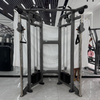Máquina Compacta de Poleas Cruzadas con Doble Ajuste, Tubo de Acero Desnudo de 3mm, de Alta Resistencia para Gimnasio. Se Busca Distribuidor. Fábrica con Certificación CE ISO.