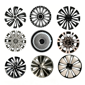 Fabricant en gros de capuchons de roue universels pour voitures de <span class=keywords><strong>14</strong></span>, 15 et 16 <span class=keywords><strong>pouces</strong></span>, remplacement des capuchons de roue R15, lot de 4, rouge, noir, argent - Product Image 2