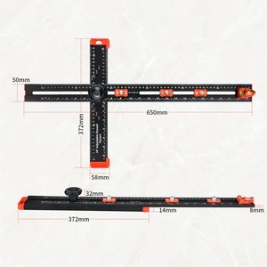 Règle <span class=keywords><strong>de</strong></span> positionnement en T réglable en aluminium <span class=keywords><strong>de</strong></span> 24 pouces pour le <span class=keywords><strong>perçage</strong></span> DIY, <span class=keywords><strong>gabarit</strong></span> <span class=keywords><strong>de</strong></span> <span class=keywords><strong>perçage</strong></span> pour tiroirs et portes d'armoires OEM ODM - Product Image 6