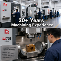 Boîtier de connecteur de capteur PEI usiné sur mesure par CNC pour instruments analytiques avec résistance à la chaleur