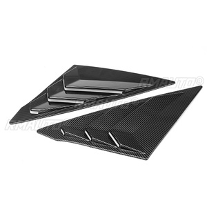 Rear Side <b>Window</b> Louvers Air Vent Scoop <b>Shades</b> Cover Trim Blinds Carbon For Honda Civic 11th Gen 2021-2022 Sedan Car Accessories - Product Image 5