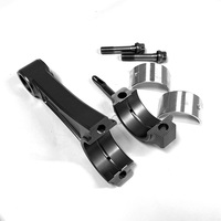 Bielle en aluminium 7075 usinée CNC de haute précision pour vilebrequins de moteur avec brochage par électroérosion à fil, tolérance +/-0,005 mm