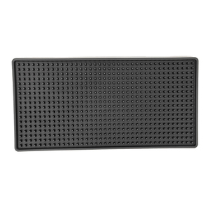 Alfombrilla de silicona con aislamiento térmico para cocina de la mejor calidad al por mayor alfombrilla de barra de goma de nuevo diseño para base de plástico PVC para drenaje de café y cóctel - Product Image 3