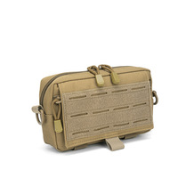 Pochette Tactique MOLLE Étanche en Polyester, Organisateur EDC Compact à Fermeture Éclair, Sac Banane pour la Chasse, la Randonnée et le Camping